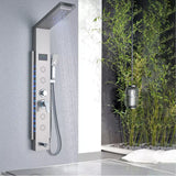 Cascade de pluie LED panneau de douche noir colonne de douche tour écran numérique TEMP mitigeur pulvérisation Bidet douche mitigeur robinet