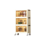 Boîte de rangement pliante avec roulettes 1/2/3/4/5 couches, bacs de rangement empilables polyvalents, organisateur de maison, conteneur d'articles divers