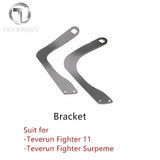 Garde-boue d'origine pour Teverun Fighter 11/11 + Fightersupreme Scooter électrique garde-boue avant arrière avec support pièces de garde-boue
