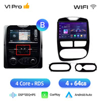 Autoradio Junsun CarPlay Android Auto pour Renault Clio 4 ZOE 2012-2017, système GPS intelligent, stéréo multimédia