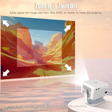 Magcubic – projecteur natif 1080P 650ANSI 8K Android14 L018, avec Correction automatique du Keystone, mise au point, Wifi6 BT5.4, film Portable pour l'extérieur