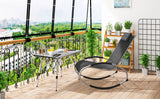 WOLTU Table de camping pliable mobilier d'extérieur table de lit d'ordinateur réglable en hauteur bureau pliant pour pique-nique jardin voyage randonnée