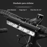 Éclairage avant pour vélo, 5200 lumens, 8000 mAh, étanche, lampe torche pour vélo de route rechargeable par USB, accessoires et équipement de cyclisme