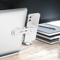 Support magnétique pour iPhone 15/14 Pro, compatible avec les ordinateurs portables et les Tesla Model Y 3. Support magnétique latéral pour téléphone portable.