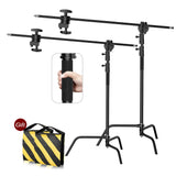 SH-Support d'éclairage RapDuty C en acier inoxydable, support de photographie, bras de maintien, 260cm, 107cm, recommandé Max, liquimanquer, un cadeau