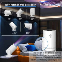 Mini projecteur filaire Portable, Support 1080P 40 ANSI Lumens pour projecteur LED, téléphone Portable, vidéo HDMI USB
