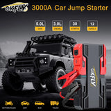 Démarreur de voiture GKFLY, dispositif de démarrage d'urgence, câbles, chargeur de batterie portable, booster de batterie
