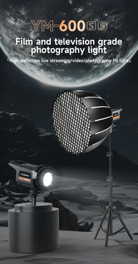 MIAOTU Lampe de photographie LED COB 200 W pour vidéo en direct, éclairage d'appoint haute luminosité 2700-6500 K, éclairage photographique