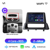 Junsun Qualcomm 8-Core 360 Camera Wireless CarPlay Android Auto Car Radio for Renault Clio 3 2005-2014 GPS Multimedia