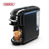 HiBREW Machine à café à capsules multiples, chaud/froid Dolce Gusto lait Nespresso Capsule ESE Pod café moulu cafétéria 20Bar 5 en 1