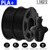 JAYO Filament d'imprimante 3D PETG / PLA / PLA PLUS 1.75mm 2.2 KG 100% matériaux d'impression 3D non toxiques sans bulle pour imprimante 3D