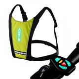 Clignotant de vélo sans fil à LED, gilets de coulée d'iode, télécommande, vélo VTT, vélo de sécurité, émail 30LED