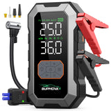 Démarreur de saut de voiture 4 en 1, 8000a, pompe à Air 150psi, Booster de batterie de voiture, dispositif de démarrage du moteur, compresseur d'air pour pneus, batterie externe