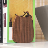 Serre livre Bois – Silhouette de Chat