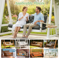 Coussin de banc d'extérieur, protection solaire imperméable, coussin de chaise en bois, coussin de banc d'intérieur imperméable, coussin de balançoire de porche