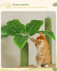 Arbre à chat Cactus du sol au plafond, tour à chat réglable en hauteur avec Hamac confortable pour condote de chat et arbre à gratter, grand arbre d'activité