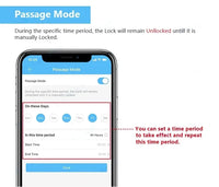 Verrouillage de porte intelligent sans clé numérique avec carte RFID et application TTLock (sans empreinte digitale)