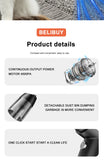 BELIBUY aspirateur de voiture aspirateur Portable appareil ménager haute puissance Mini nettoyeur sans fil aspirateur de tapis