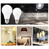 Lot de 10 ampoules LED E27/E14 (20W, 18W, 15W, 12W, 9W, 6W, 3W) - Alimentation 220V - Éclairage spot - Blanc froid/chaud