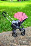 STOCK ue 4in1 bébé poussette bidirectionnelle multifonctionnelle nouveau-né bébé poussette 3in1 pliable panier type siège léger voyage landau