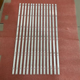 Bande de rétroéclairage LED (14 pièces) pour Hisense 75A7100FTUK, 75A7100F, 75A7120F, 75A7120FIL et 75H78G