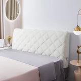 Housse de tête de lit matelassée en velours de haute qualité, tout compris, ultra luxueuse, douce et épaisse, matelassée en peluche courte.
