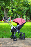 STOCK ue 4in1 bébé poussette bidirectionnelle multifonctionnelle nouveau-né bébé poussette 3in1 pliable panier type siège léger voyage landau