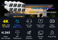 MOVOLS 8CH 5MP 8MP POE système de caméra de sécurité Audio bidirectionnel 8MP NVR Kit CCTV caméra IP extérieure H.265 P2P ensemble de Surveillance vidéo