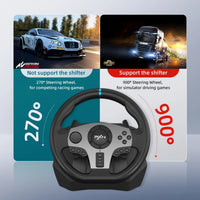 Volant de jeu PXN V9 Gen2/V9 270 ° /900 °   Simulateur de course pour PS4,PS3, PC Windows 7/8/10/11,Xbox One,Xbox Series X/S