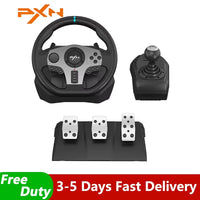 Volant de jeu PXN V9 Gen2/V9 270 ° /900 °   Simulateur de course pour PS4,PS3, PC Windows 7/8/10/11,Xbox One,Xbox Series X/S