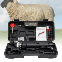 220V électrique mouton animal de compagnie tondeuse à cheveux Kit de cisaillement laine coupe chèvre animal de compagnie cisaillement fournitures ferme coupe Machine