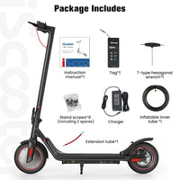 Trottinette électrique iScooter i9m 10.5Ah 500w, pliable, vitesse maximale 35 km/h, autonomie 30 km, pneus pneumatiques 10 pouces, application mobile.