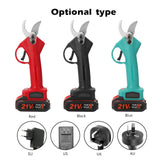 Sécateur électrique sans fil 21V, cisaille efficace pour arbres fruitiers, bonsaï, coupe de Branches, outils d'aménagement paysager