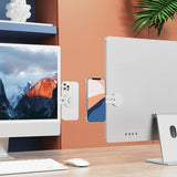 Support magnétique pour iPhone 15/14 Pro, compatible avec les ordinateurs portables et les Tesla Model Y 3. Support magnétique latéral pour téléphone portable.