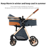 Poussette bébé 3 en 1 poussette légère pour nouveau-nés voyage pliable bébé voitures infantile poussette landau siège auto bébé