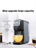 HiBREW Machine à café à capsules multiples, chaud/froid Dolce Gusto lait Nespresso Capsule ESE Pod café moulu cafétéria 20Bar 5 en 1