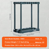 SucceBuy 10 fentes organisateur d'outils de jardin de cour outil à Long manche/frenouille/tour de chambre support de support de rangement pour l'organisation du Garage
