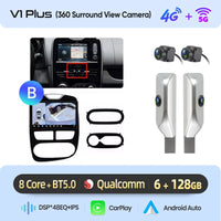Autoradio Junsun CarPlay Android Auto pour Renault Clio 4 ZOE 2012-2017, système GPS intelligent, stéréo multimédia