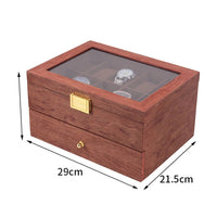 Présentoir en bois pour bijoux et montres, boîte de rangement avec MEL20 emplacements