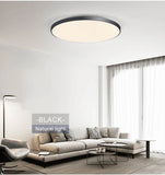 MARPOU LED plafonnier 80W 50W moderne Dimmable lampe intelligente avec télécommande plafonnier pour salon salle de bain cuisine