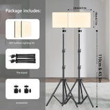 LED lumières vidéo conférence photographie éclairage Selfie lumière Photo Studio lampe avec trépied pour tirer en direct Streaming TikTok Zoom