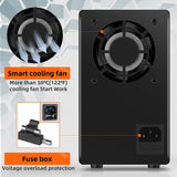 KUAIQU Adjustable Switching DC Power Supply 30V 10A 6A Lab Bench Power Supply 60V 5A 120V 3A Output Preset Current 20A 30A 60A