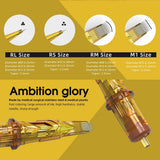 Ambition Glory cartouche de tatouage mélange aiguille 0.25mm 0.3mm 0.35mm rond Liner Shader Magnum aiguilles de tatouage 1rl 3rl 5rl 7rm 9rm 13rm