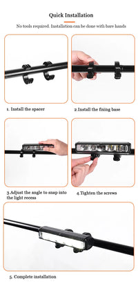 Éclairage avant pour vélo, 5200 lumens, 8000 mAh, étanche, lampe torche pour vélo de route rechargeable par USB, accessoires et équipement de cyclisme