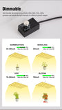 Lampe de culture LED à spectre complet 100W/200W AC100-277V LM281B pour la croissance végétative, la floraison, les serres et les tentes de culture.