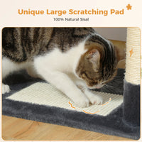 Grand arbre et tour pour chats d'intérieur, avec postes à gratter recouvertes de Sisal, hamac spacieux, perchoirs rembourrés et condos, jouets pour chats