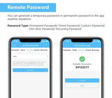 Verrouillage de porte intelligent sans clé numérique avec carte RFID et application TTLock (sans empreinte digitale)