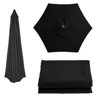 Parasol Patio parapluie remplaçable tissu plage auvent été extérieur jardin Protection Uv Parasol parapluie haut tissu 6/8 nervures