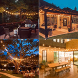 Guirlande lumineuse LED G40, 30M 45M, guirlande lumineuse, féerique, lampadaire extérieur, étanche, rétro, pour décoration de jardin