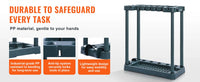 SucceBuy 10 fentes organisateur d'outils de jardin de cour outil à Long manche/frenouille/tour de chambre support de support de rangement pour l'organisation du Garage